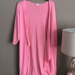 large hot pink LuLaRoe Shirley.